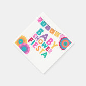 Fiesta Baby Shower Napkin Mexican Baby Shower Serviette (Ecke)