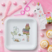 Fiesta Baby Shower Pappteller (Party)