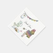 Fiesta Baby Shower Serviette (Ecke)