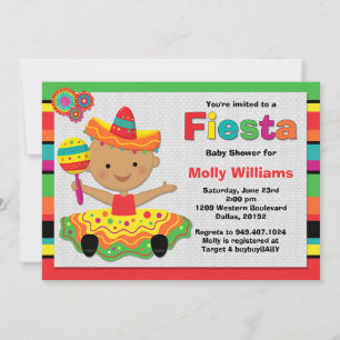 Fiesta Babydusche Einladung