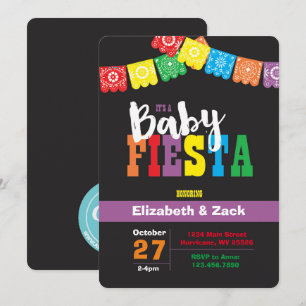 Fiesta Babydusche Einladung