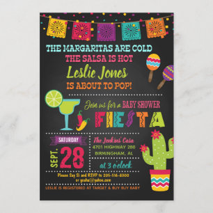 Fiesta Babydusche Einladung
