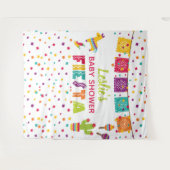 Fiesta Babydusche Hintergrund - Piñata WH Wandteppich (Vorderseite (Horizontal))