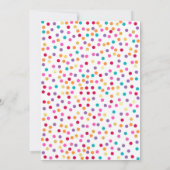 Fiesta-Babyparty-Einladungs-Mexikaner-Babyparty Einladung (Rückseite)