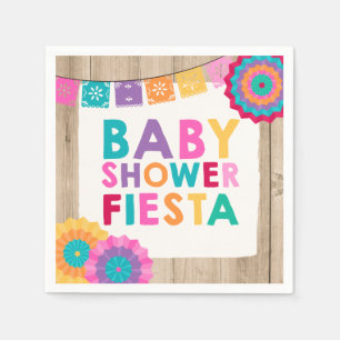 Fiesta-Babyparty-Servietten-Mexikaner-Babyparty Serviette