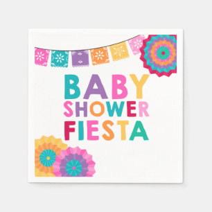 Fiesta-Babyparty-Servietten-Mexikaner-Babyparty Serviette