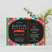 Fiesta bachelorette mit Einladung zur Tour (Stehend Vorderseite)