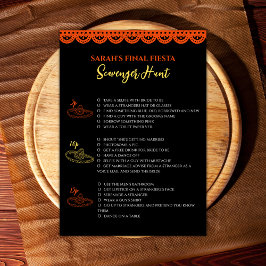 Fiesta Bachelorette Spiel Schlucht Karte