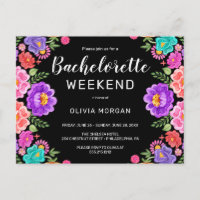 Fiesta Bachelorette Weekend Party Einladung