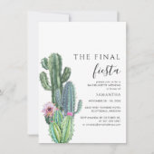 Fiesta Bachelorette Wochenende Party Einladung (Vorderseite)