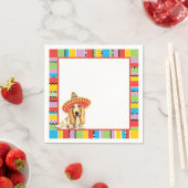 Fiesta Basset Serviette (Beispiel)