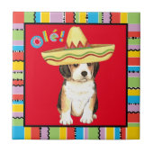 Fiesta Beagle Fliese (Vorderseite)