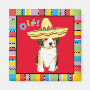 Fiesta Beagle Magnet