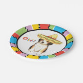 Fiesta-Beagle Pappteller (Schrägansicht)