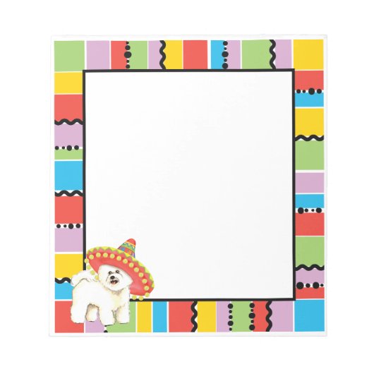 Fiesta Bichon Notizblock (Vorderseite)