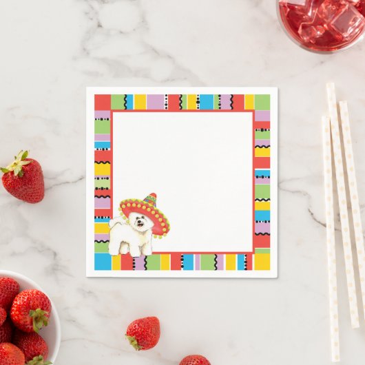 Fiesta Bichon Serviette (Beispiel)