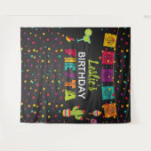 Fiesta Birthday Backdrop Wandteppich (Vorderseite (Horizontal))