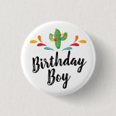Fiesta Birthday Boy Button (Vorderseite)