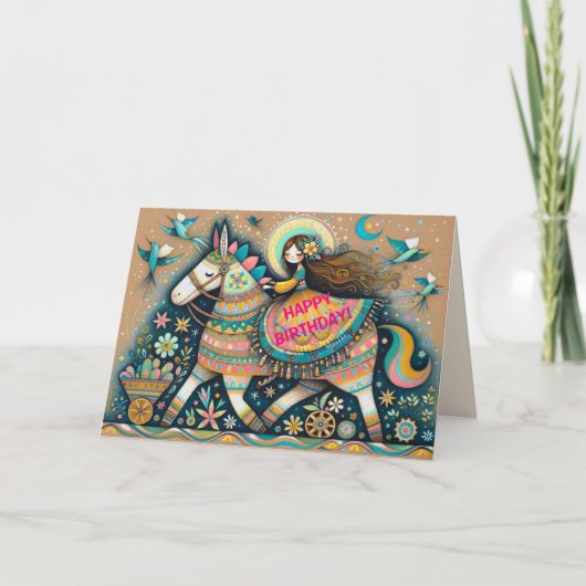 FIESTA BIRTHDAY CARD DANKESKARTE (Vorderseite)