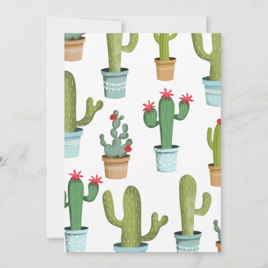 Fiesta Birthday Einladung (Rückseite)