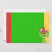 Fiesta Birthday Einladung (Rückseite)