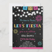 Fiesta Birthday Einladung (Vorderseite)