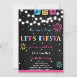 Fiesta Birthday Einladung