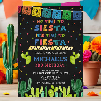 Fiesta Birthday Einladung