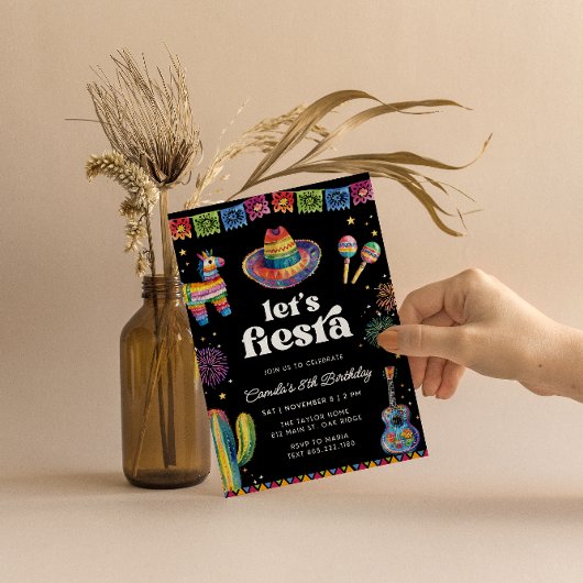 Fiesta Birthday Einladung