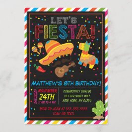 Fiesta Birthday Einladung Fiesta Party