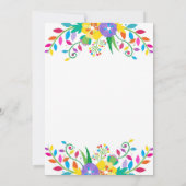 Fiesta Birthday Einladung Mexican Birthday Fiesta (Rückseite)