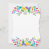 Fiesta Birthday Einladung Mexican Birthday Fiesta (Rückseite)