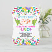 Fiesta Birthday Einladung Mexican Birthday Fiesta (Stehend Vorderseite)