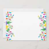 Fiesta Birthday Einladung Mexican Birthday Fiesta (Rückseite)