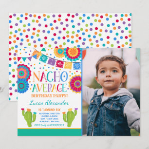 Fiesta Birthday Einladung Nacho durchschnittliches