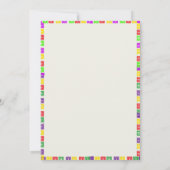 Fiesta Birthday Einladungs-Chalkboard mexikanisch Einladung (Rückseite)