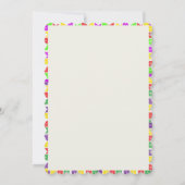 Fiesta Birthday Einladungs-Chalkboard mexikanisch Einladung (Rückseite)