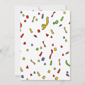 Fiesta Birthday Einladungs-Chalkboard mexikanisch Einladung (Rückseite)