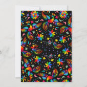 Fiesta Birthday Einladungs-Chalkboard mexikanisch Einladung (Rückseite)