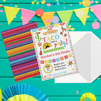 Fiesta Birthday Invitation, Mexican Fiesta Party