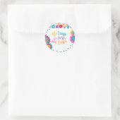 Fiesta Birthday Party Gevor Tag Sticker Siegel (Tasche)