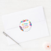Fiesta Birthday Party Gevor Tag Sticker Siegel (Umschlag)