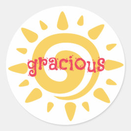 Fiesta Birthday Party Gracious Favor Sticker