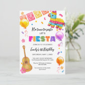 FIESTA Birthday Party Invitation Einladung (Stehend Vorderseite)