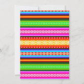 FIESTA Birthday Party Invitation Einladung (Rückseite)