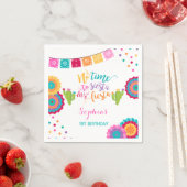 Fiesta Birthday Party Napkin Mexikanisches Fiesta Serviette (Beispiel)