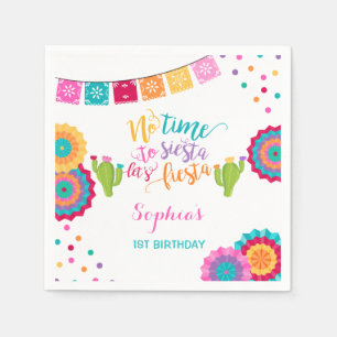 Fiesta Birthday Party Napkin Mexikanisches Fiesta  Serviette
