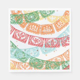 Fiesta Birthday Party Napkins Serviette
