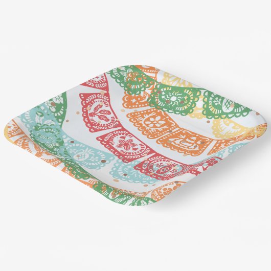 Fiesta Birthday Party Teller (Gewinkelt)