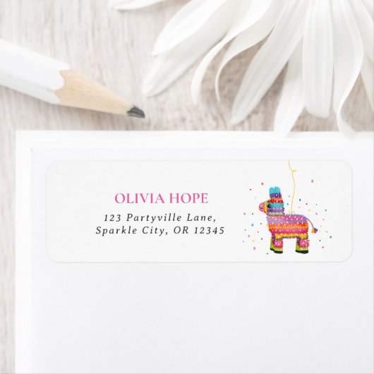 Fiesta Birthday Rücksendeadresse (Insitu)